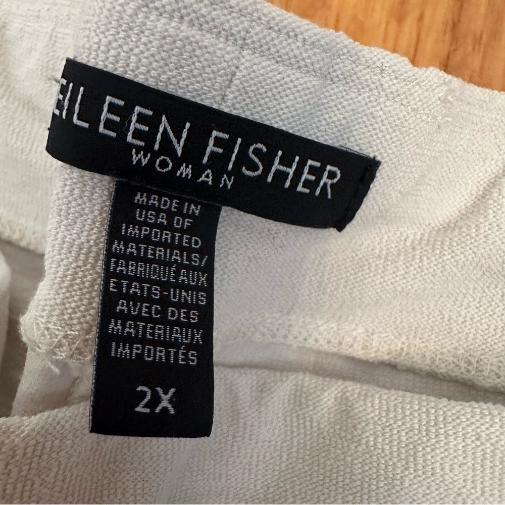 Eileen Fisher Flat Front Crop Pants size 2X (#4) - Picture 10 of 10